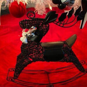 2  Rockin Christmas Reindeer Decor